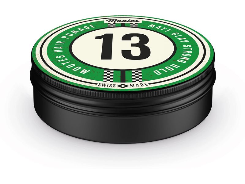 Mootes Haarpaste #13 matt 40 g Natürliche Haarpomade für einen festen Halt und einen matten Look