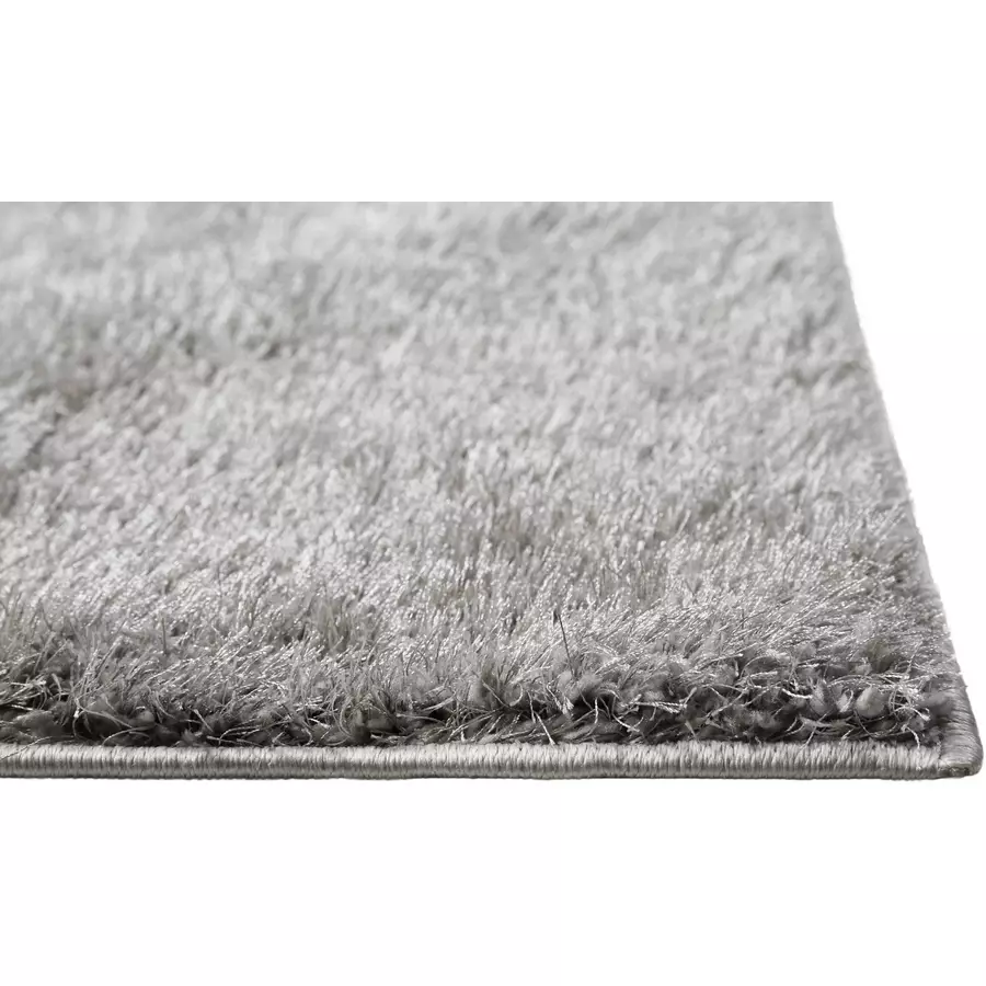 Wecon home basics Hochflorteppich Fanny hellgrau