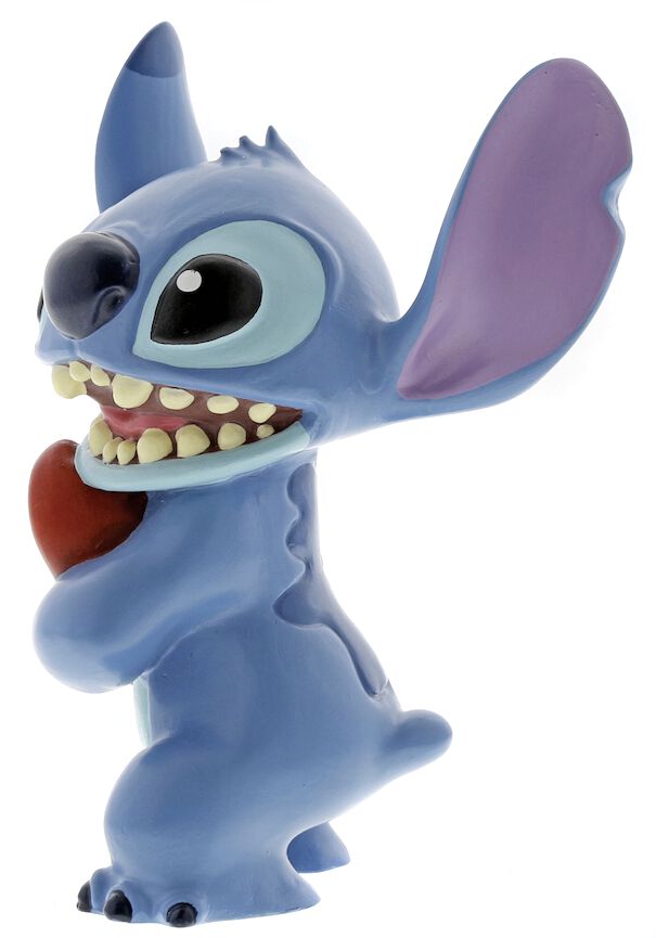 Figurine Stitch & Cœur | Lilo & Stitch Statuette