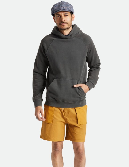 Brixton Cooper Reserve Raglan Hood Washed Mojave