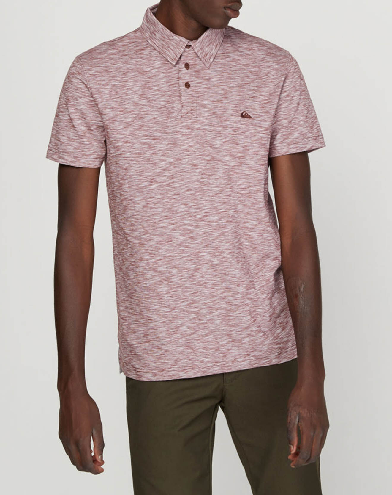 Quiksilver Polo Everyday Sun Cruise bordeaux chiné