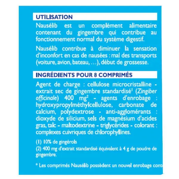 Nauselib 36 comprimés