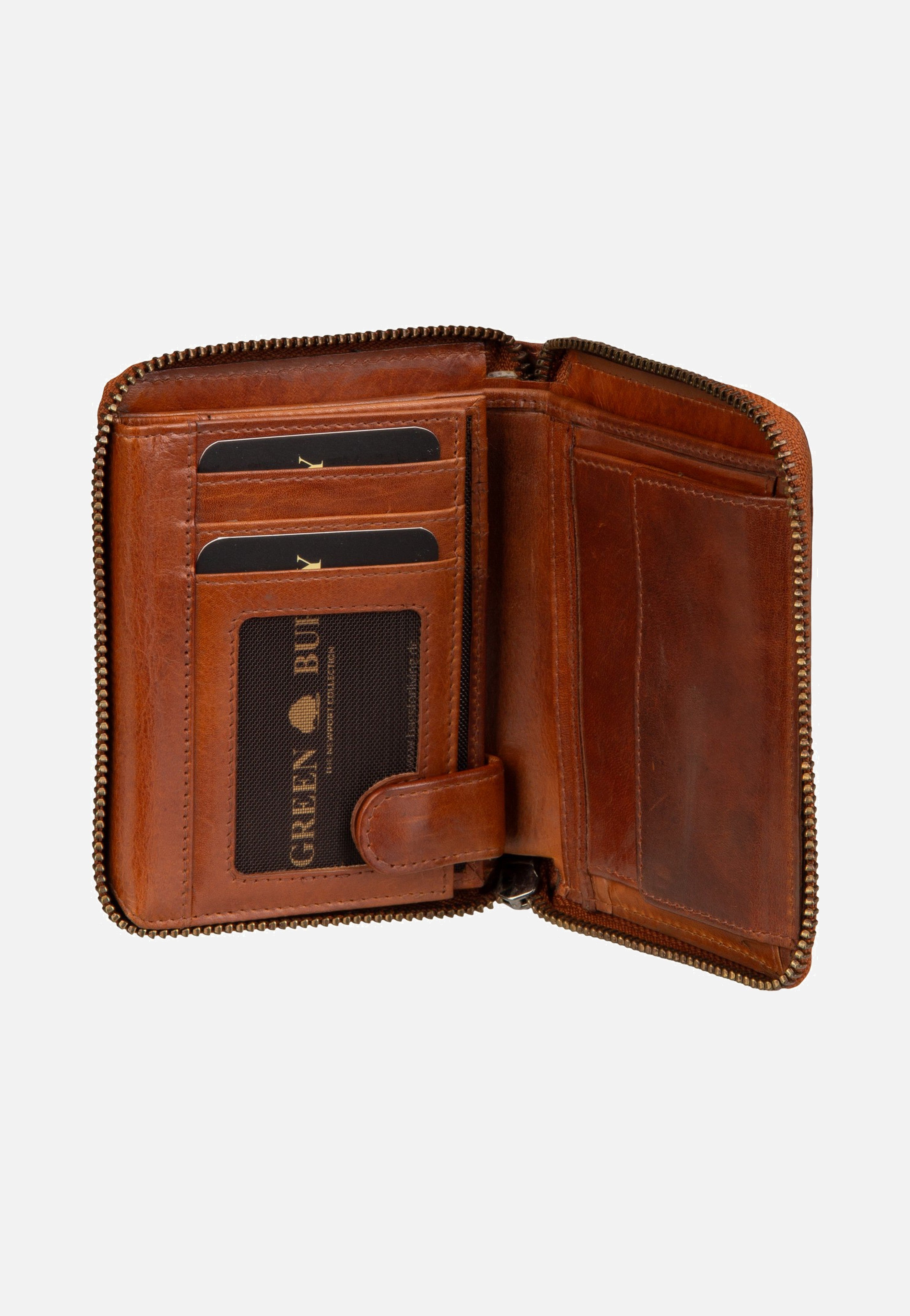 Newport Rv-Damenbörse Rfid Caramel - Portemonnaie