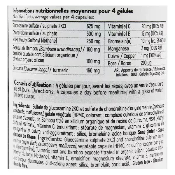 STC Nutrition Artrosamine 120 cápsulas