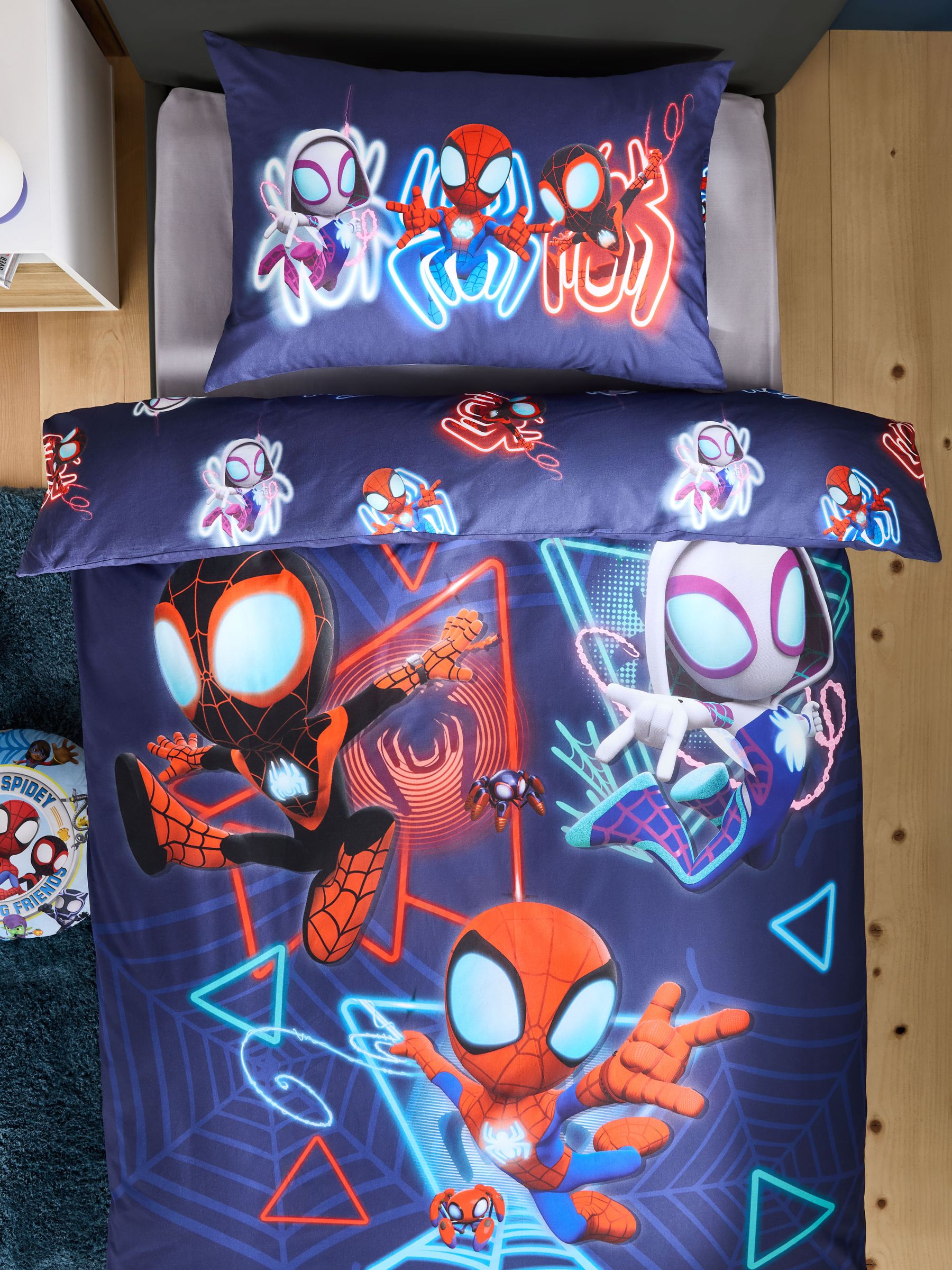 Spidey and Friends dekbedovertrek en kussensloop
