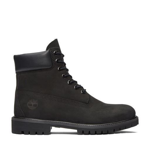 Timberland 6 Inch Premium Støvler, Black Nubuck, 44