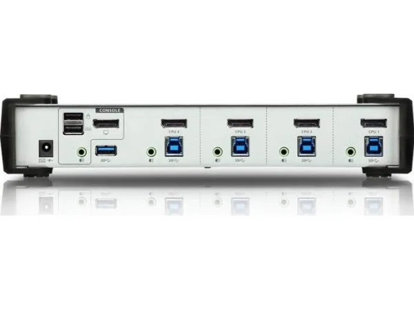 ATEN CS1914 KVMP Switch - KVM / audio / USB switch - 4 x KVM / audio / USB - 1 lokalbruger - desktop