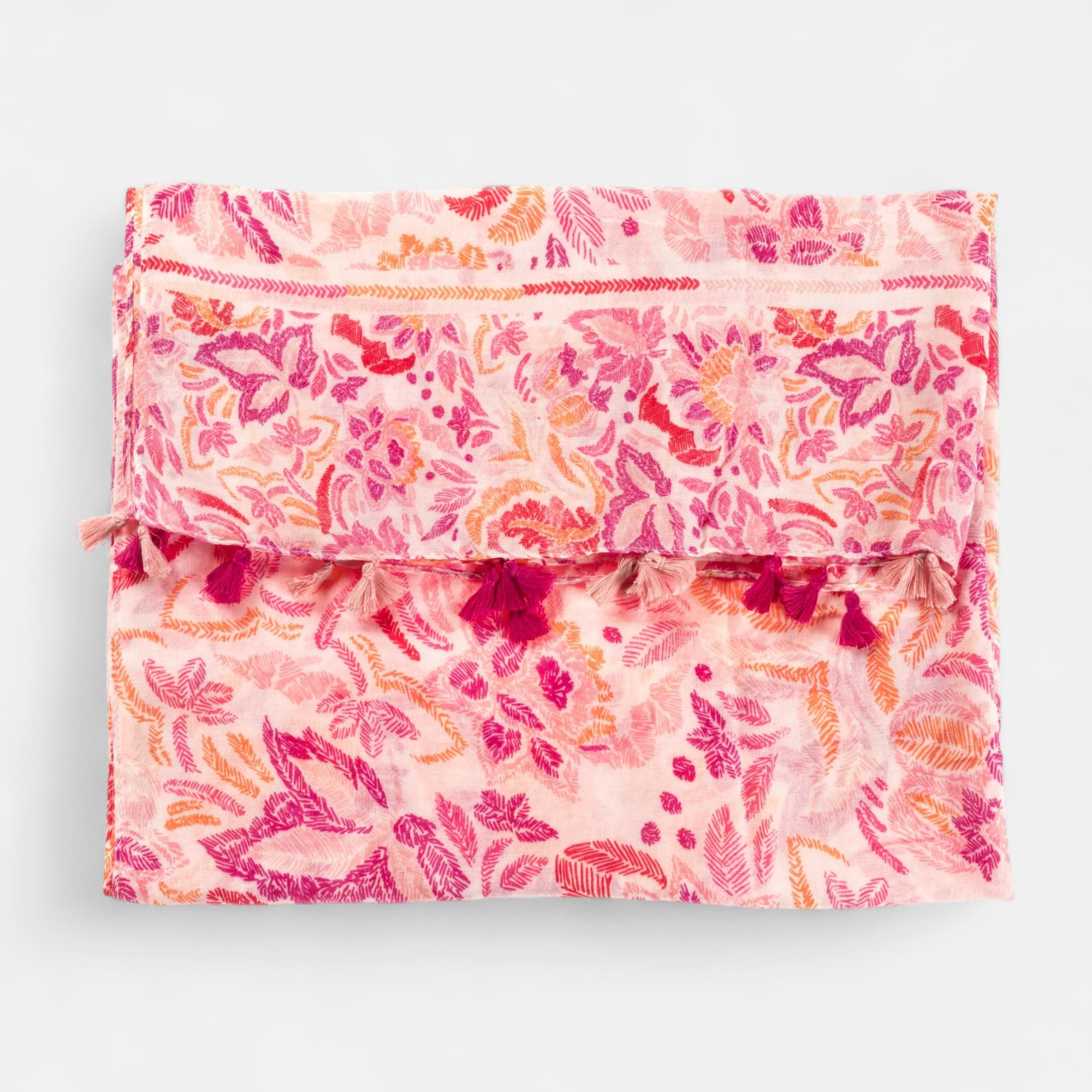 Foulard rose