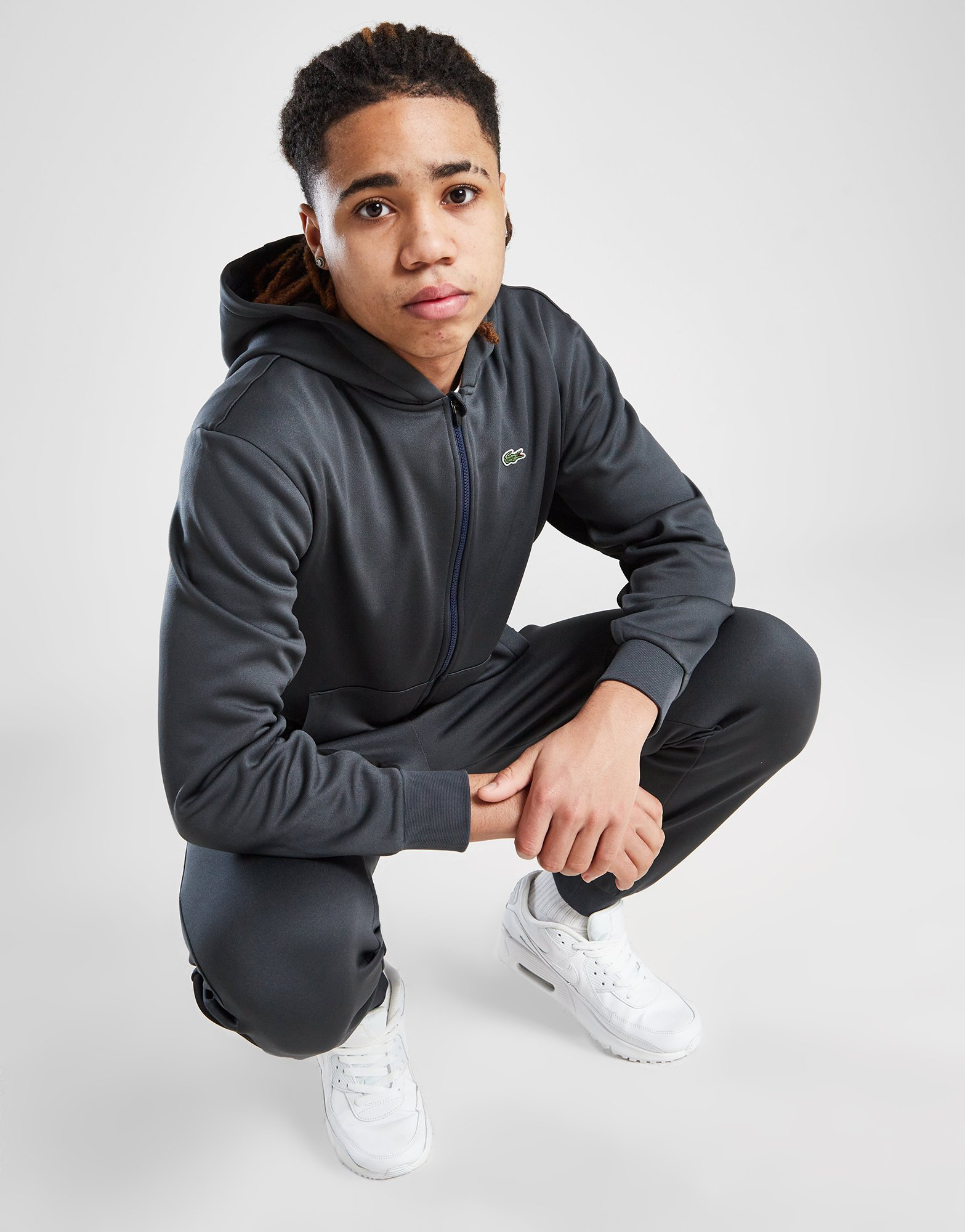 Lacoste Sweat à Capuche Zippé Colour Block Junior