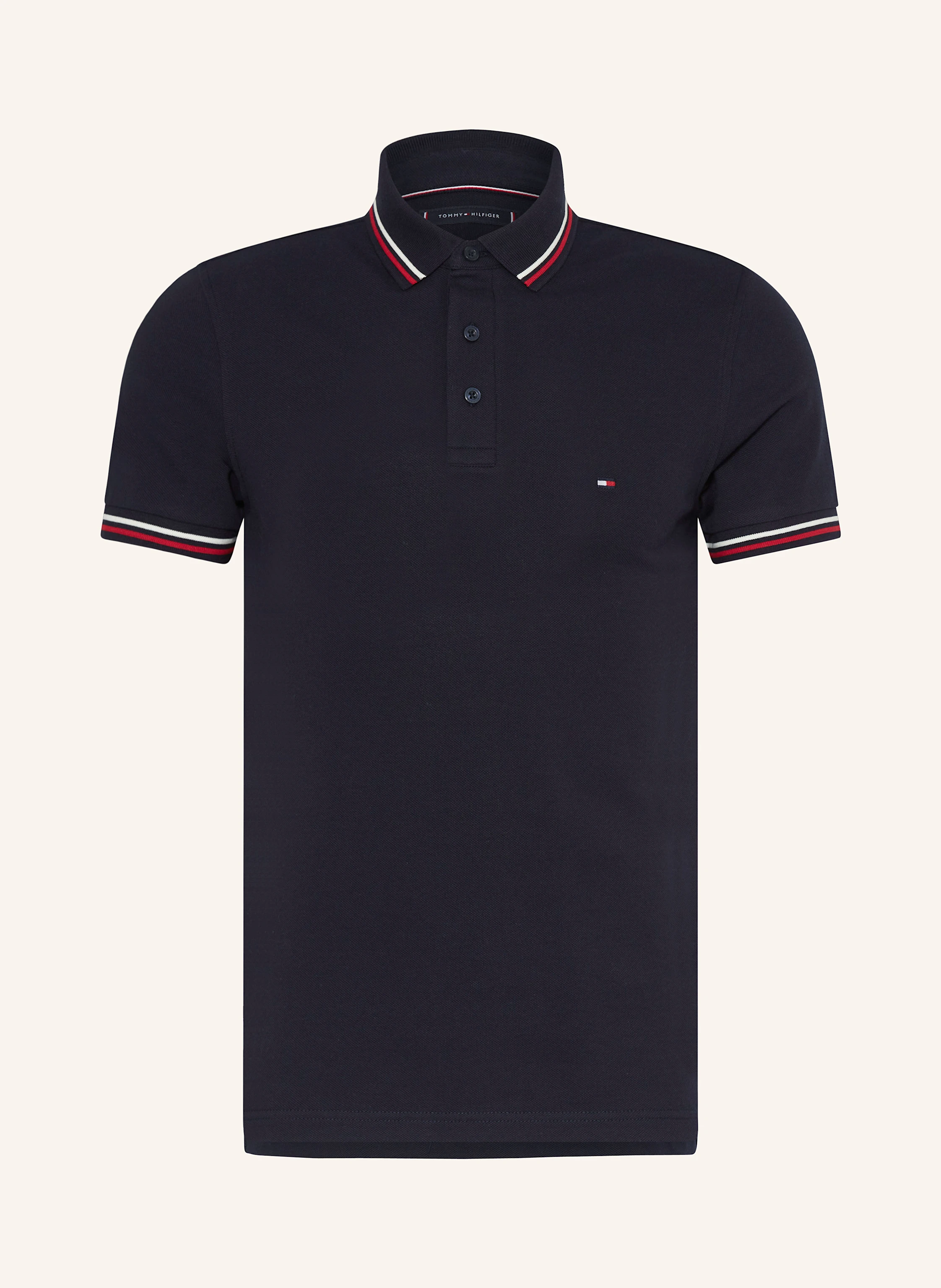 TOMMY HILFIGER Pique-Poloshirt TIPPED Slim Fit