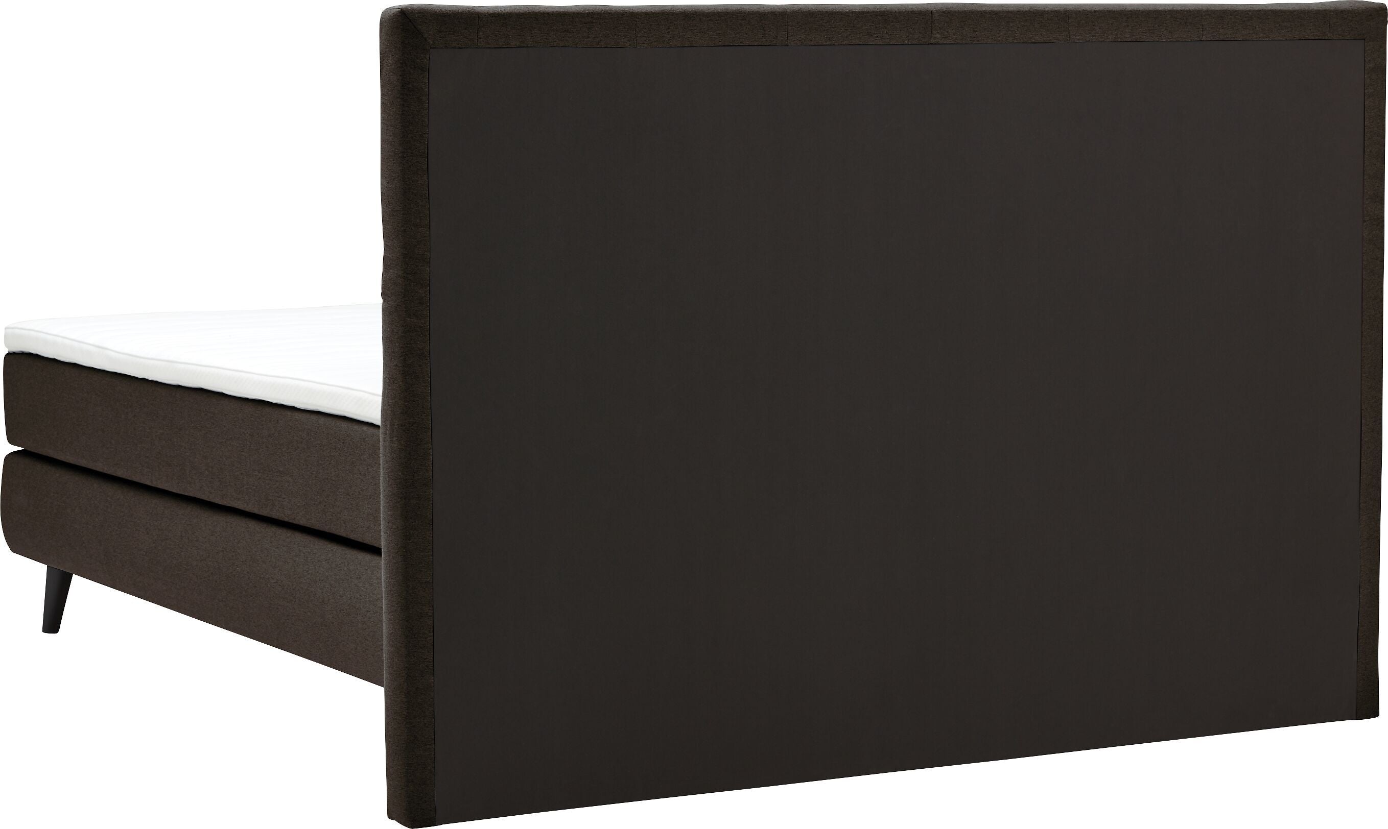 AURORE Boxspringbett - Braun / B: 140.0 cm x T: 200.0 cm