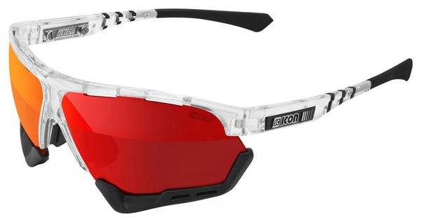 Scicon Sports Aerocomfort SCN PP Regular Lunettes De Soleil De Performance Sportive (Scnpp Multimorror Rouge/Briller)