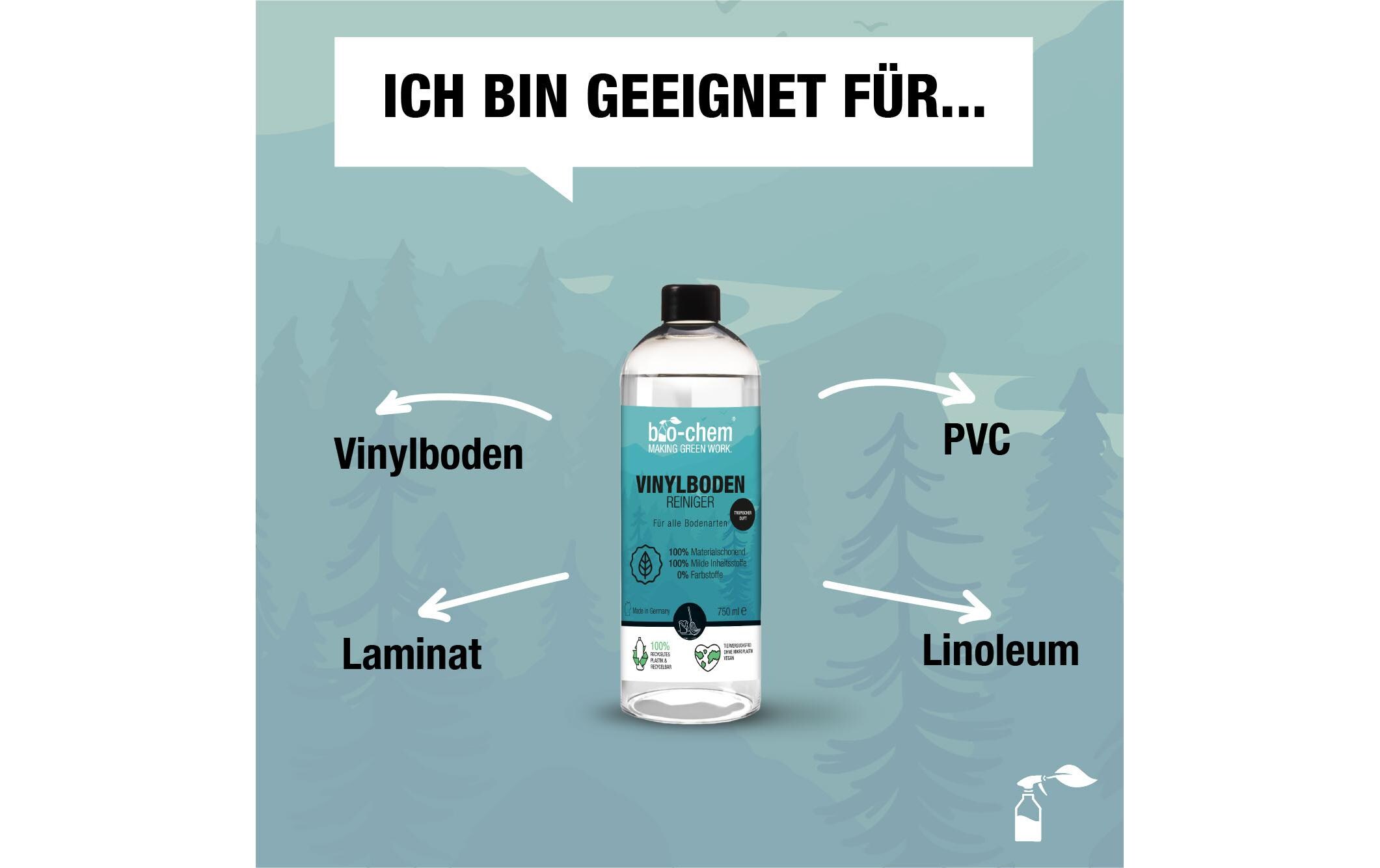 Vinylbodenreiniger 750 mlZuverlässiger Reiniger für Vinylboden und PVC-Böden