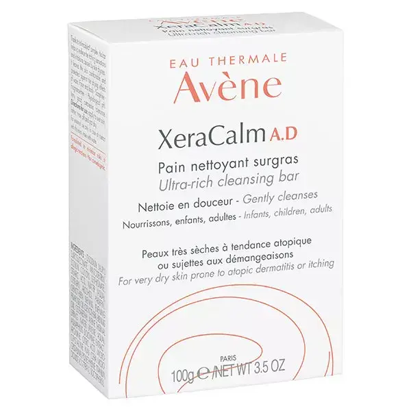 Avène XeraCalm AD Barra de Limpeza Extra-Rica 100g