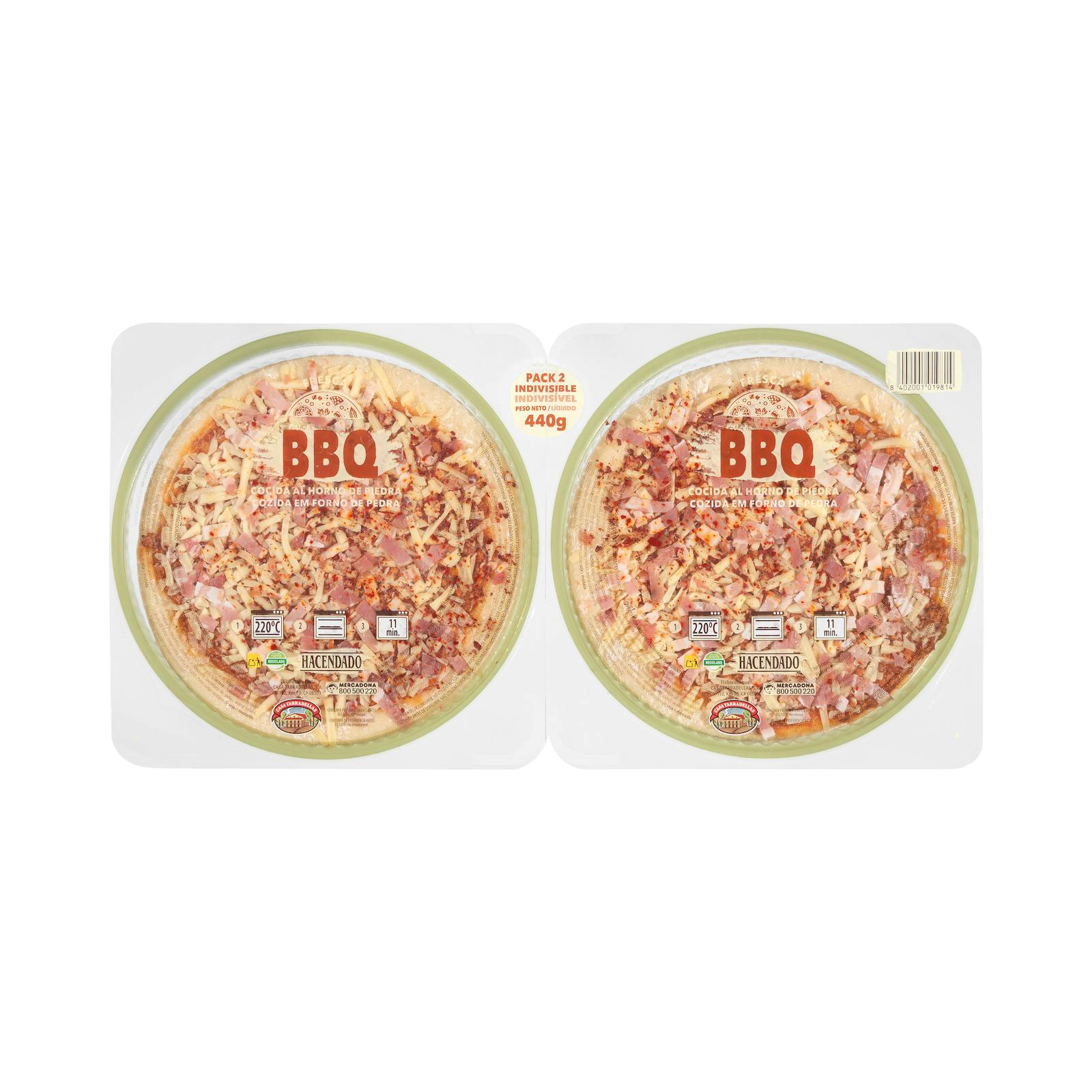 Pizza Barbecue Hacendado