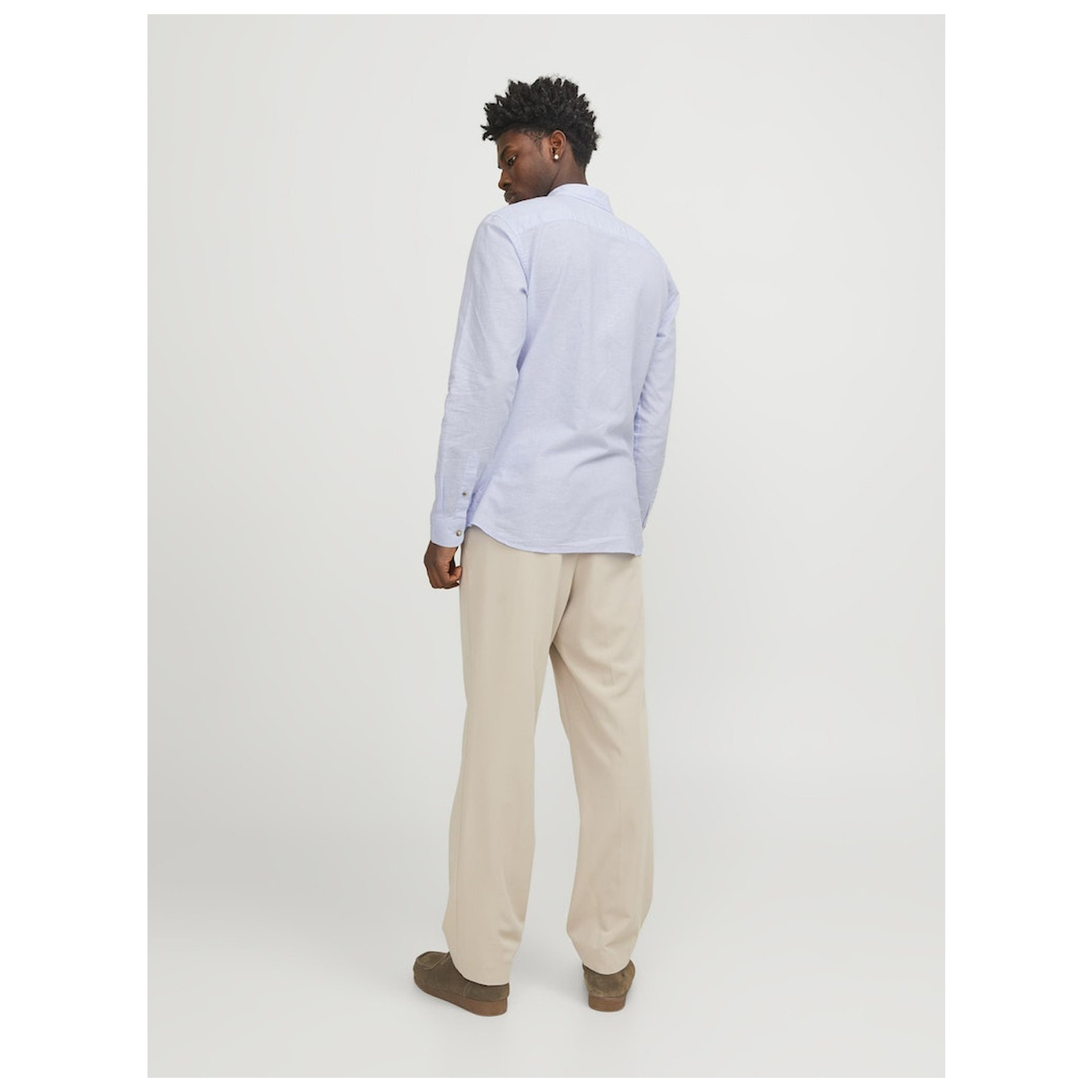 Jack & Jones JJESUMMER LINEN BLEND SHIRT LS