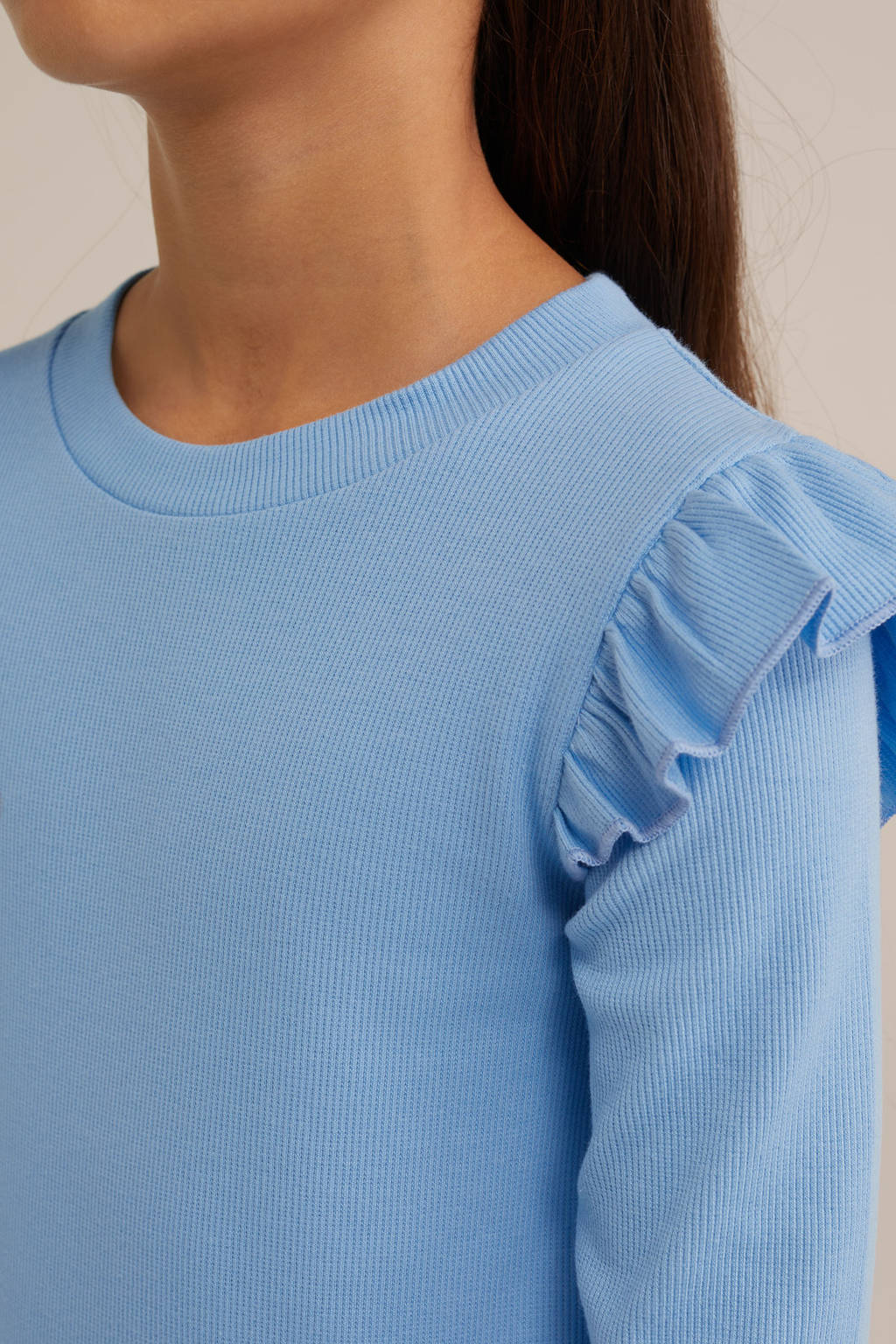 WE Fashion korte jurk blauw