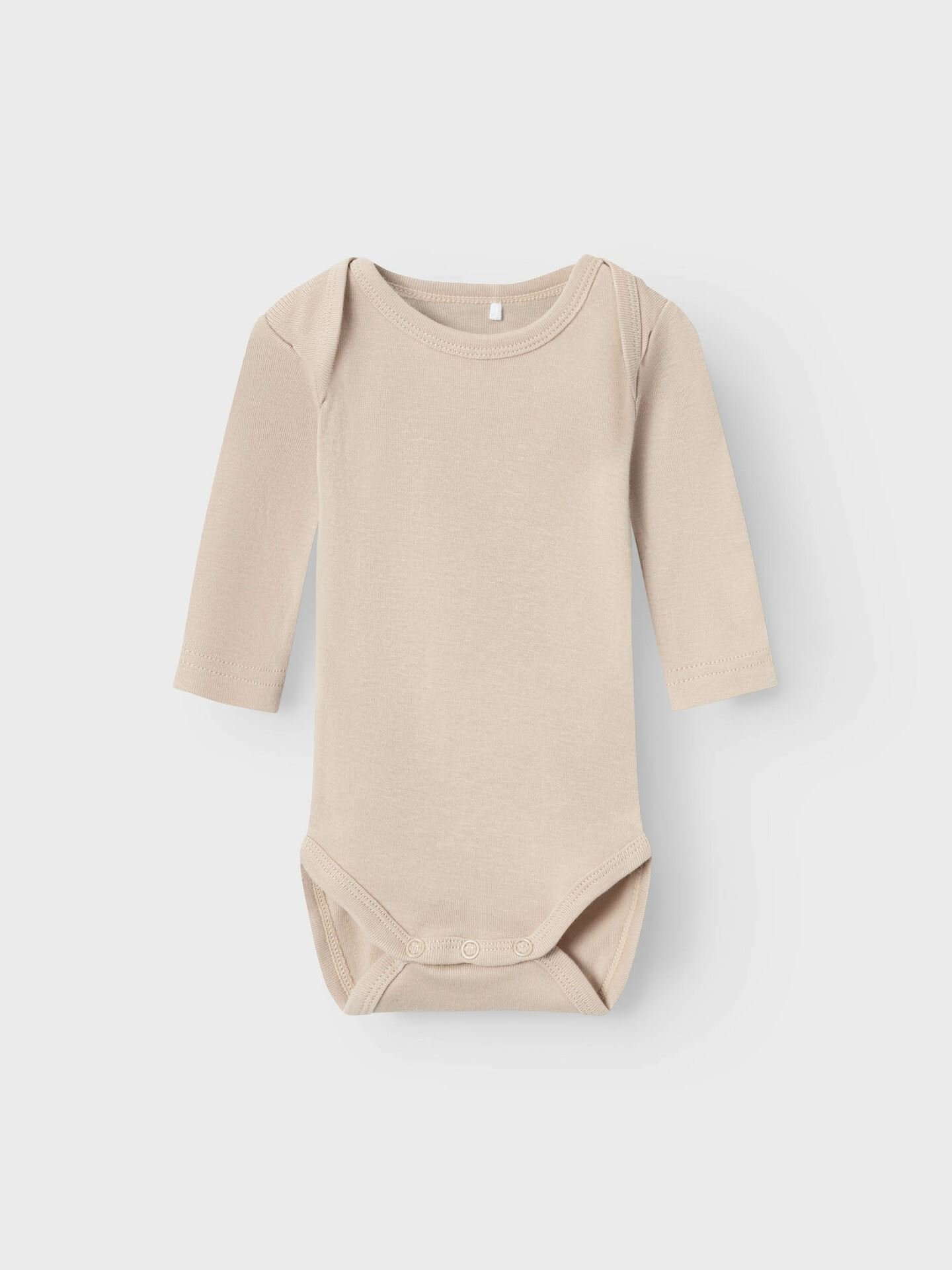 Body 2-Pack Long Sleeve Beige Animal