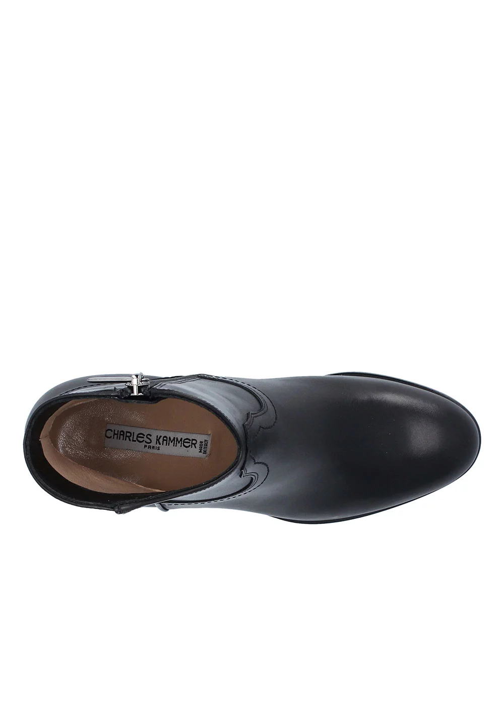 BOOTS SANTERRE CUIR NOIR