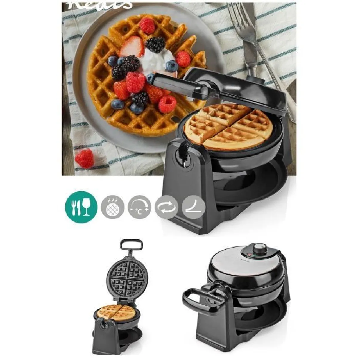 Nedis Gaufrier 1000W