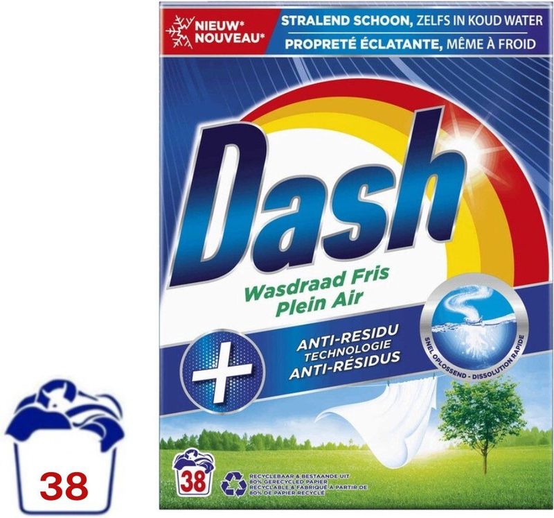 Dash Waspoeder - Wasdraadfris - 2.47 kg