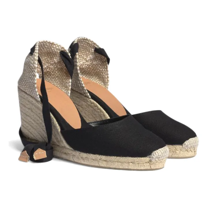 Castaner Espadrilles Carina 8 cm | Noir