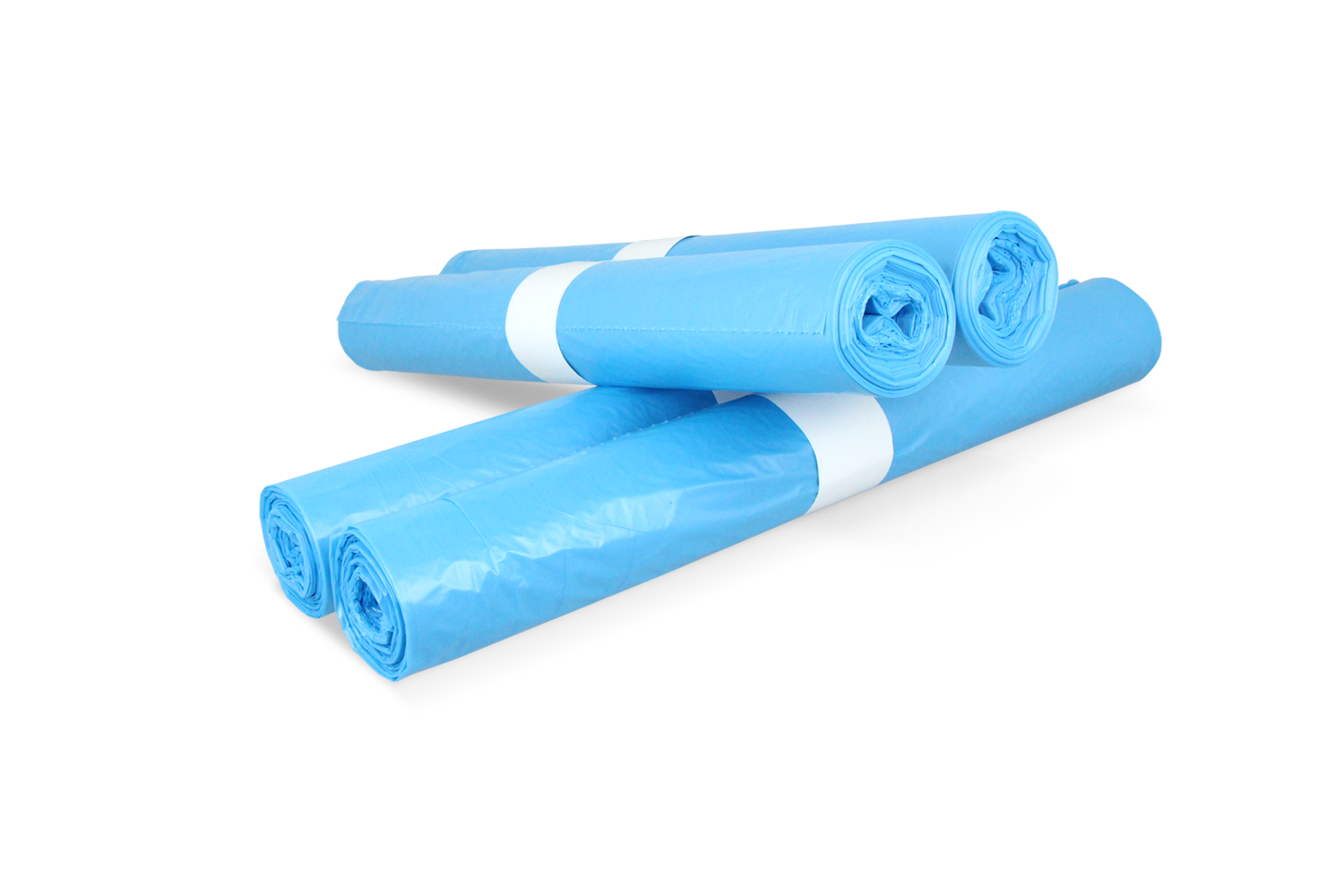 Vuilniszakken 120L 15 rollen 20 zakken (blauw)