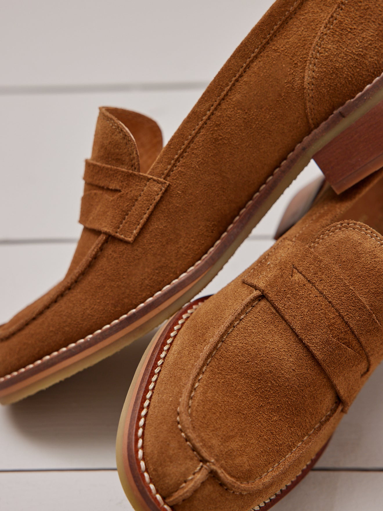 Mocassins cuir suédé femme