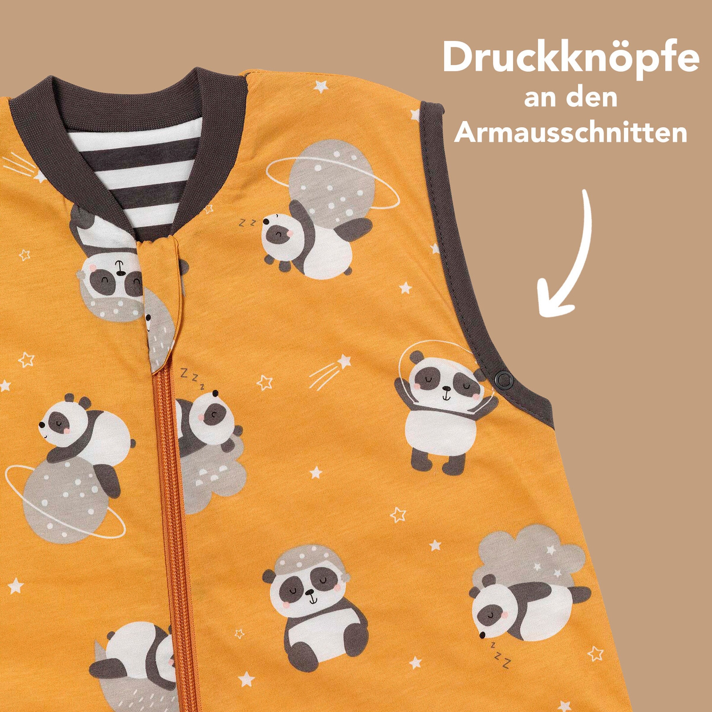 schlummersack Schlafsack mit Füßen 1.0 Tog Panda
