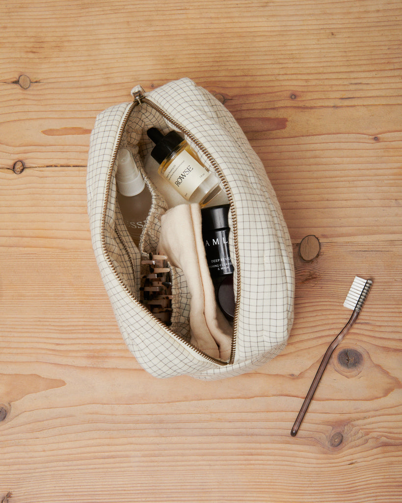 Toiletry Bag, Toilettaske - Deep Lake Check