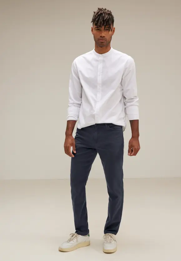 Slim Fit Hose - dark nightshadow blue