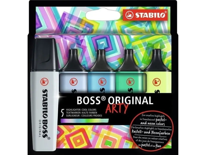 Stabilo Boss® Original Arty 5 stk. Cool Colors