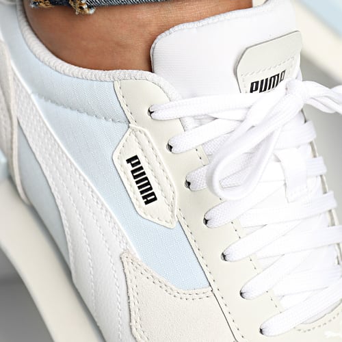 Baskets Future Rider Override 393825 Puma White Icy Blue