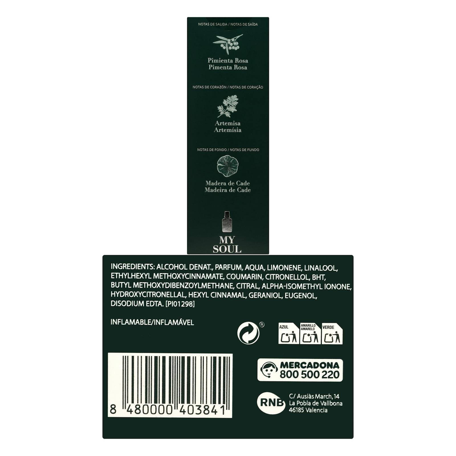 Eau de Parfum My Soul pour Homme