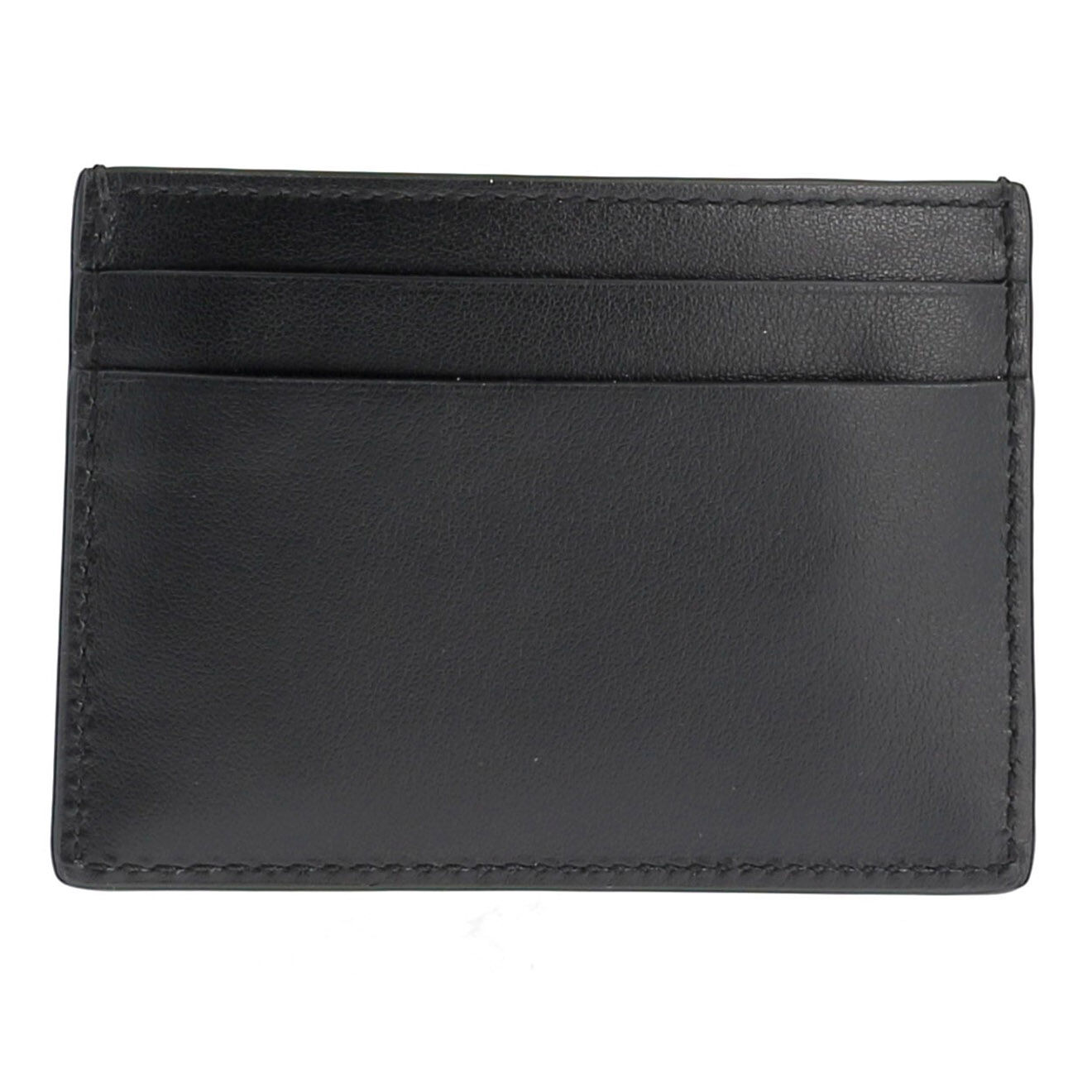 Gucci Porte-cartes en Cuir brodé noir Etat: Parfait état - Longueur 10 cm