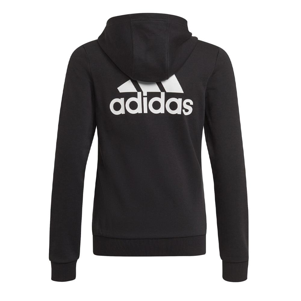 Adidas Sweat Zippé Capuche Noir Fille Adidas GS2165