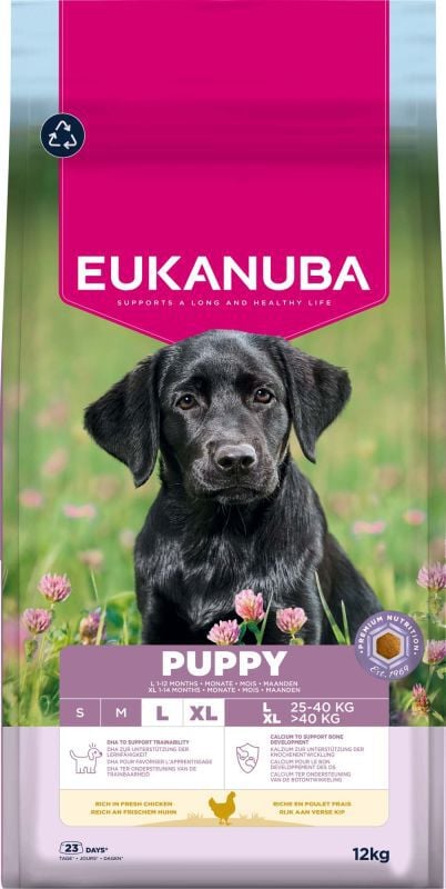 Eukanuba Puppy Large/Extra Large  - Hondenvoer - 12 Kilogram - kip