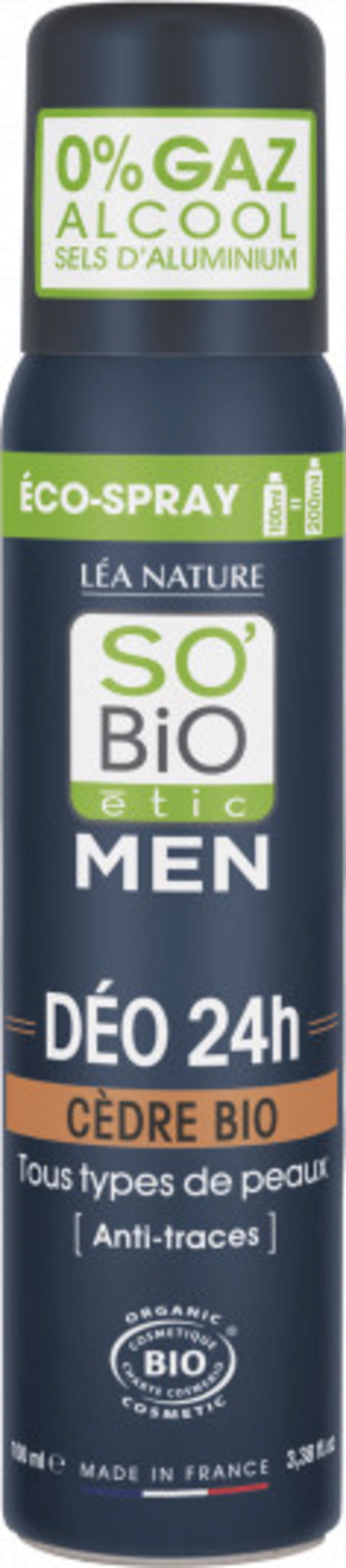 LÉA NATURE SO BiO étic  MEN Deo Spray Zeder, 100 ml