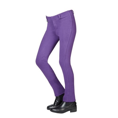 Calças de montaria Supa-fit femininas, roxas