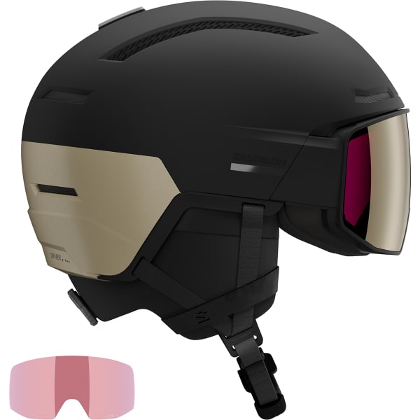 Casque de ski SALOMON DRIVER PRIME SIGMA PL BLACK / LIGHT BRONZE MET