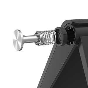 Höhenverstellbare Smartphone / Handy Halterung (11.9 - 20.3 cm) (80903)  - Schwarz