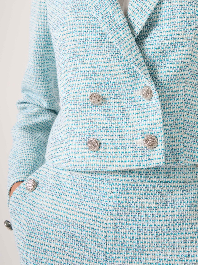 Veste de tailleur courte
