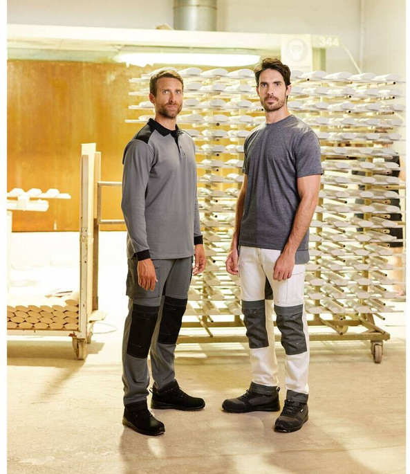 VELILLA V3019S - PANTALON BICOLORE CANVAS STRETCH