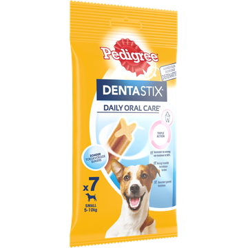 Pedigree Dentastix Mini Kauwstaaf - Gebitsverzorgende Hondensnack - 7 Stuks