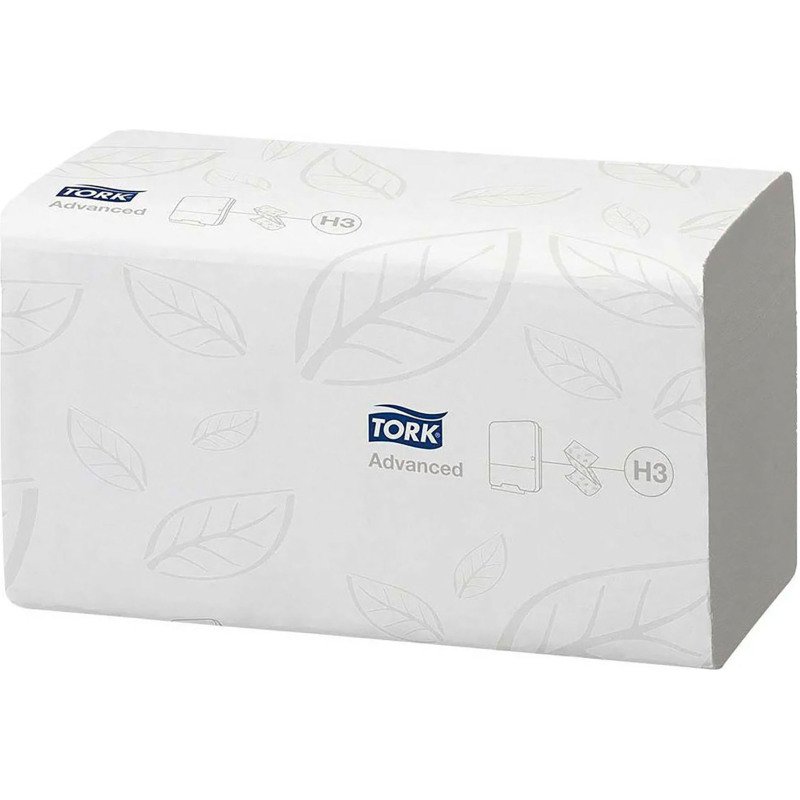 Essuie-mains pliage enchevêtré Tork H3 Advanced doux - Carton de 3750