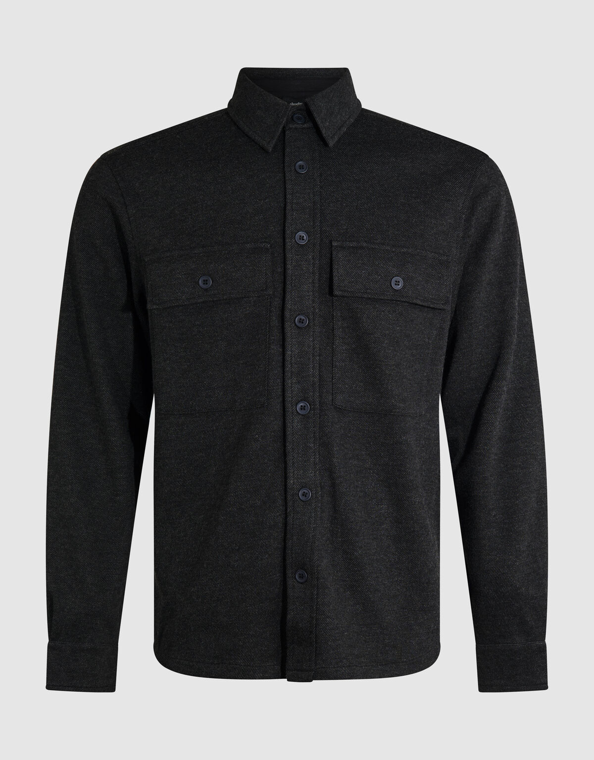 Soft Overshirt Donkergrijs