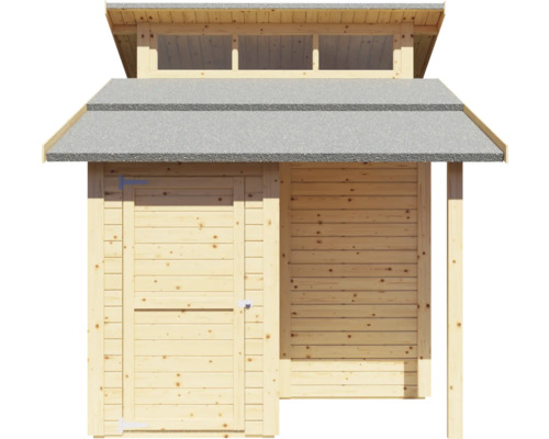 Tuinhuis Konsta Studio Set 2 met vloer 328 x 240 cm naturel
