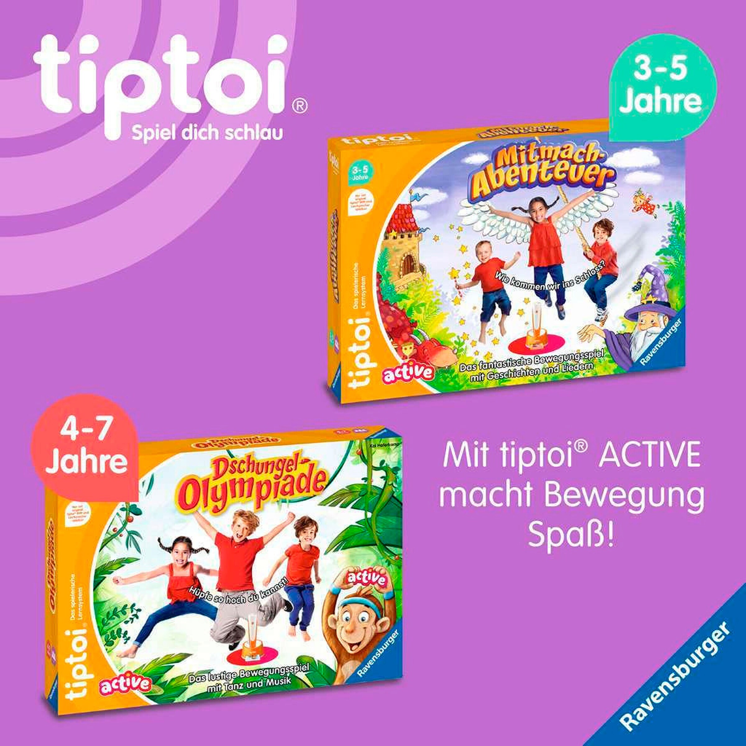Ravensburger - TIPTOI ACTIVE Set Kunterbuntes Tanz-Theater
