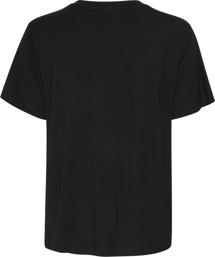 Kaffe KAfrida V-neck T-Shirt Black deep