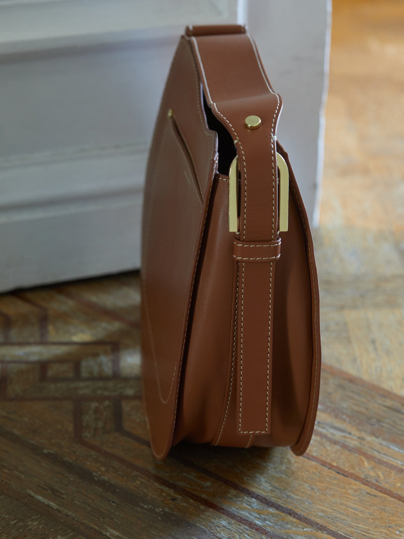 Sac demi-lune Colette - Collection Maroquinerie Cyrillus